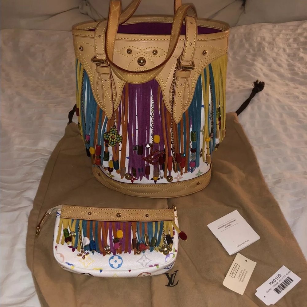 Louis Vuitton Murakami Fringe Multicolore Set